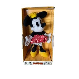 Vintage Minnie Mouse Plush in Box Disney Character Toy Doll‎